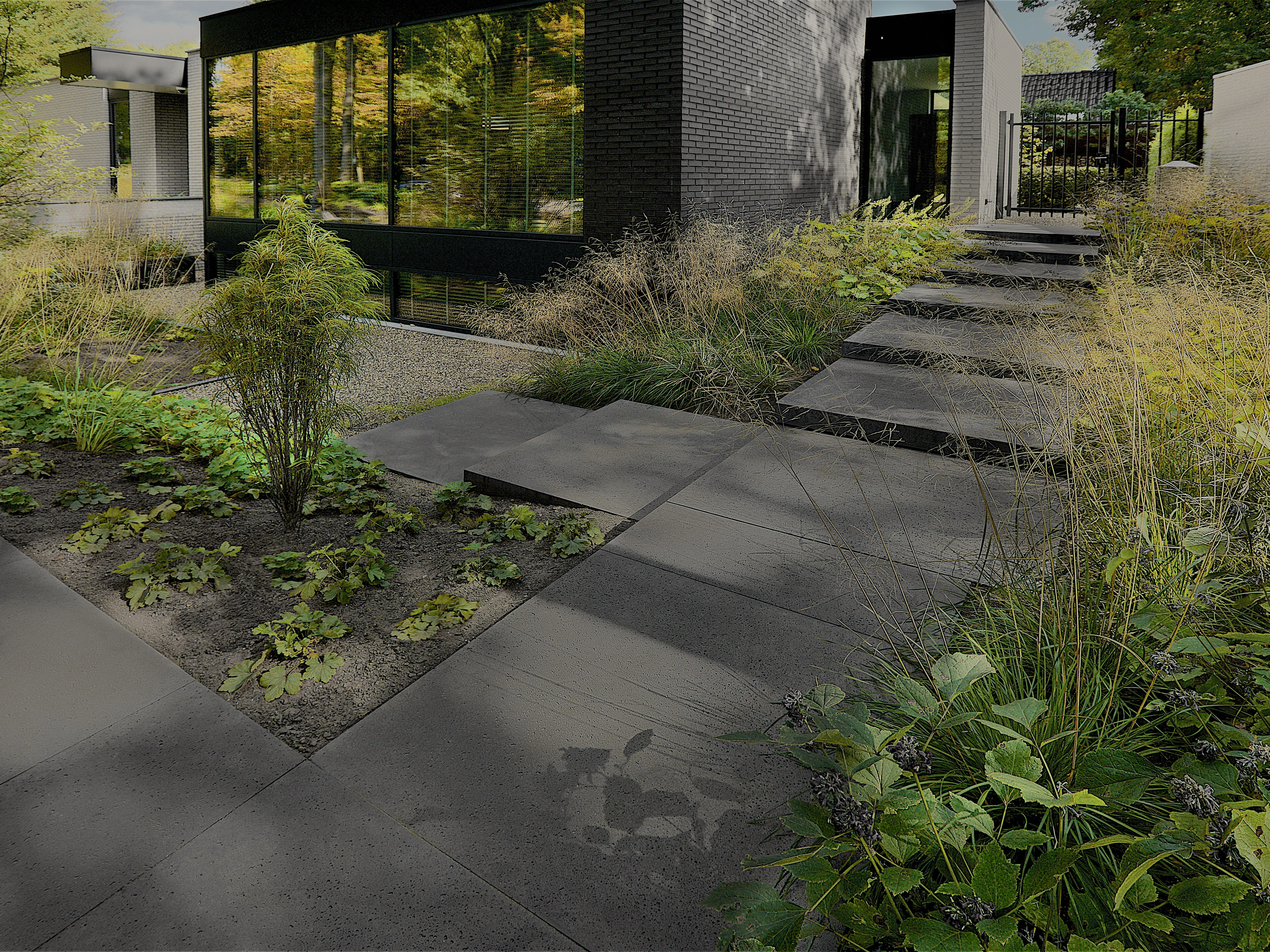 Schellevis Oud Hollandse Tegel 10 x 80 cm (100 x 800 mm) Carbon - Lengte 80 cm - Afbeelding 3